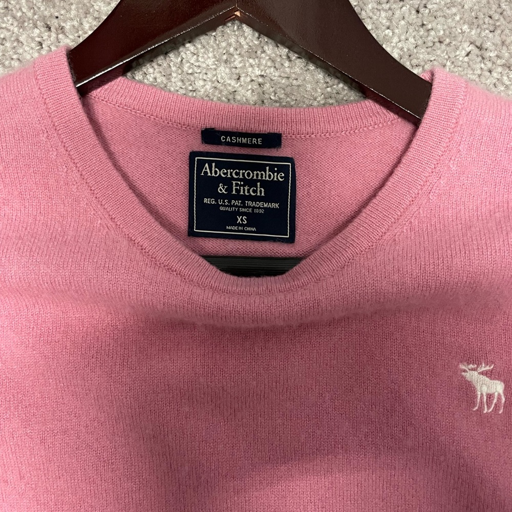 Abercrombie & Fitch Cashmere Sweater Short-Sleeve XS